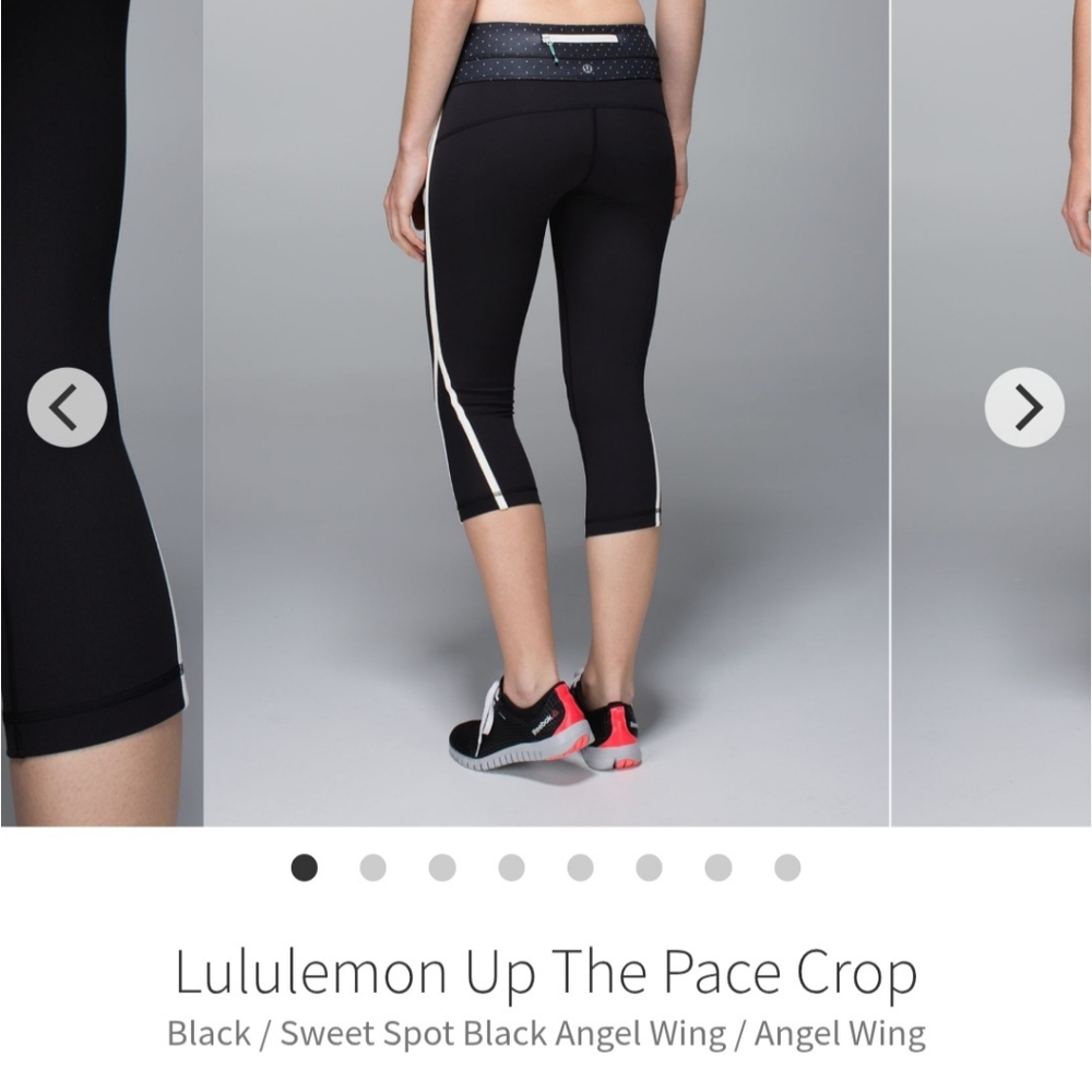 Lululemon Up The Pace Crop